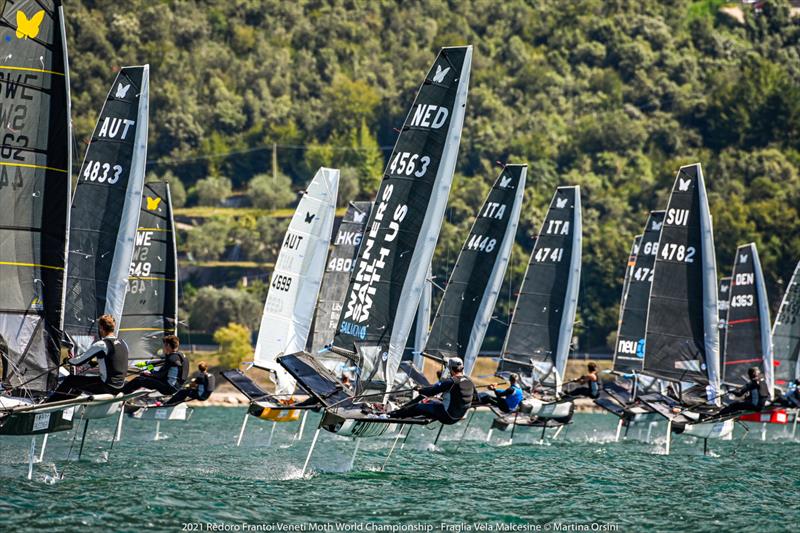 2021 International Moth World Championship - Lake Garda, Italy - September 2021 photo copyright Martina Orsini taken at Fraglia Vela Malcesine and featuring the International Moth class