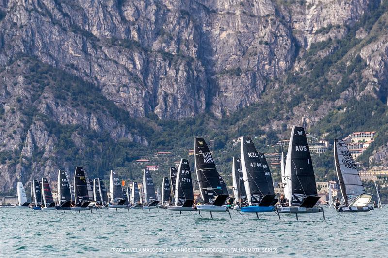 Michael Bullot (4744) - 2021 Int Moth Worlds - Malcesine -  Lake Garda - August 2021  - photo © Martina Orsini