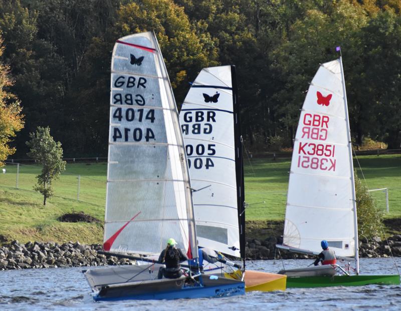 Lowrider International Moth Nationals at Burton: Skippy, Margnum 9.9 and Magnum 5 photo copyright Kevin Hope taken at Burton Sailing Club and featuring the International Moth class