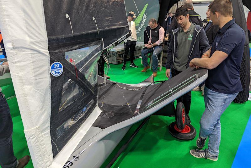 International Moth 'Xploder' design at the RYA Dinghy & Watersports Show 2022 photo copyright Mark Jardine / YachtsandYachting.com taken at RYA Dinghy Show and featuring the International Moth class