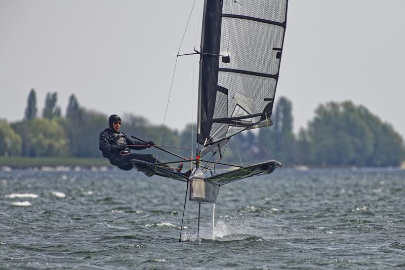 2022 Noble Marine UK International Moth Inlands at Grafham Water photo copyright Paul Sanwell / OPP taken at Grafham Water Sailing Club and featuring the International Moth class