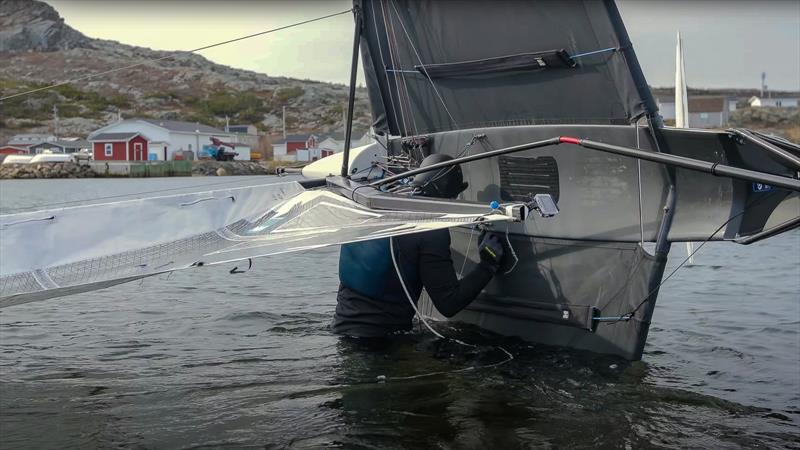 Rome Kirby - Iceberg Alley - Fogo Island - May 2022 photo copyright Matt Knighton taken at St. Francis Yacht Club and featuring the International Moth class