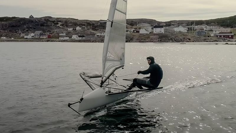 Rome Kirby - Iceberg Alley - Fogo Island - May 2022 photo copyright Matt Knighton taken at St. Francis Yacht Club and featuring the International Moth class