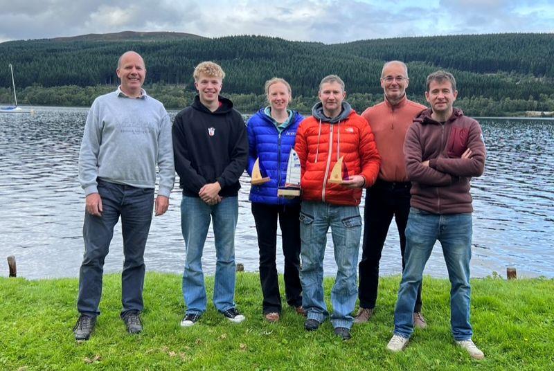 Lochside prizegiving - International Moth Lowriders Scottish Championships at Loch Tummel - photo © John Edwards