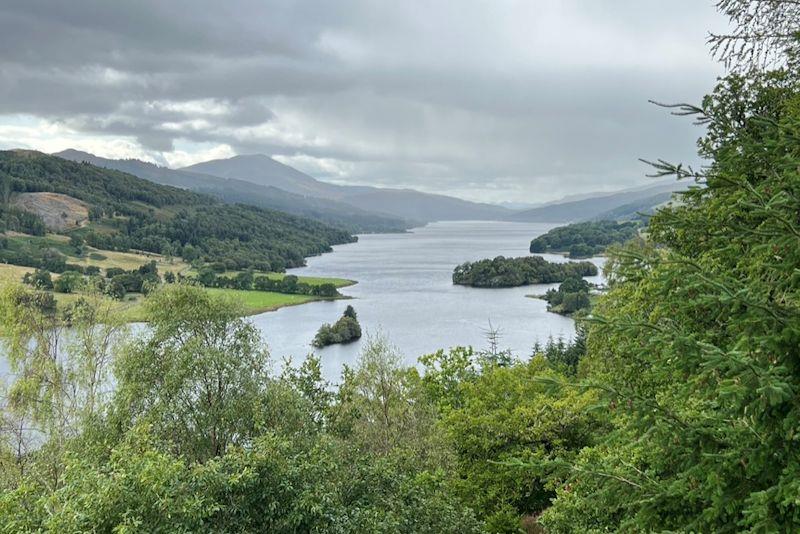 Queen's View, Loch Tummel - International Moth Lowriders Scottish Championships at Loch Tummel - photo © John Edwards