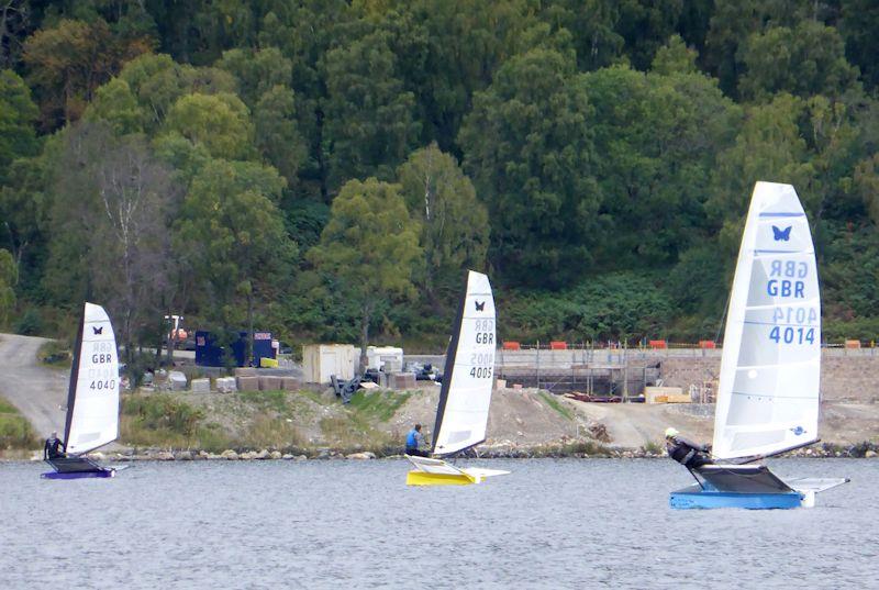 International Moth Lowriders Scottish Championships at Loch Tummel photo copyright Ian Baillie taken at Loch Tummel Sailing Club and featuring the International Moth class