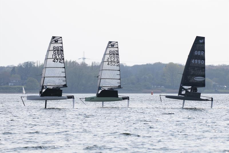 Gill International Moth Inlands at Grafham Water photo copyright Paul Sanwell / OPP taken at Grafham Water Sailing Club and featuring the International Moth class