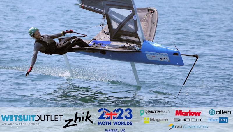 Day 5 of the Wetsuit Outlet and Zhik International Moth World Championship 2023 photo copyright Mark Jardine / IMCAUK taken at Weymouth & Portland Sailing Academy and featuring the International Moth class