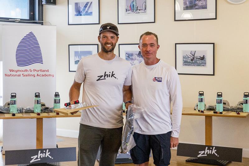 Wetsuit Outlet and Zhik International Moth World Championship 2023 Prize Giving - 9th placed Philipp Buhl - photo © Phil Jackson / Digital Sailing