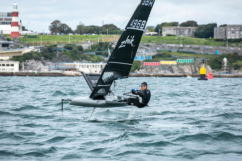 nternational Moth UK Nationals 2023 at Plymouth photo copyright @paulgibbinsphotography taken at Plymouth Youth Sailing Club and featuring the International Moth class