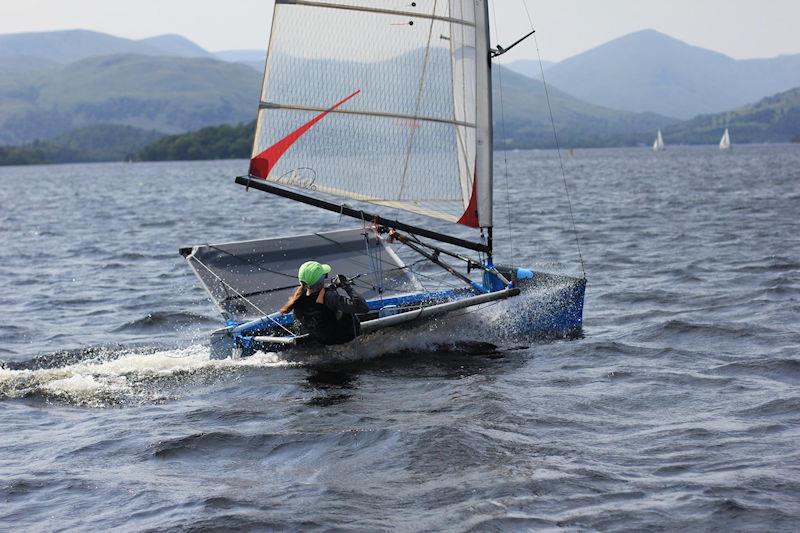 Katie Hughes at speed - photo © Simon Beckett