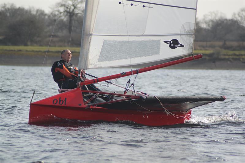 Nigel Williams - Axeman 6 - International Moth Lowriders Cobwebaway Breaker at Bartley photo copyright Tom Foxall taken at Bartley Sailing Club and featuring the International Moth class