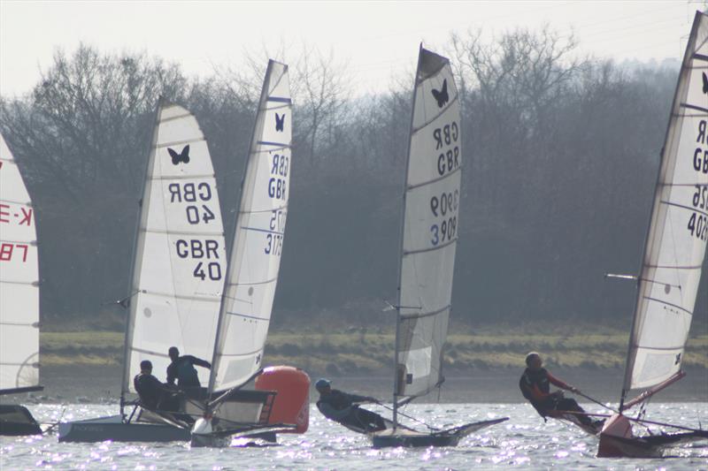 International Moth Lowriders Cobwebaway Breaker at Bartley photo copyright Tom Foxall taken at Bartley Sailing Club and featuring the International Moth class