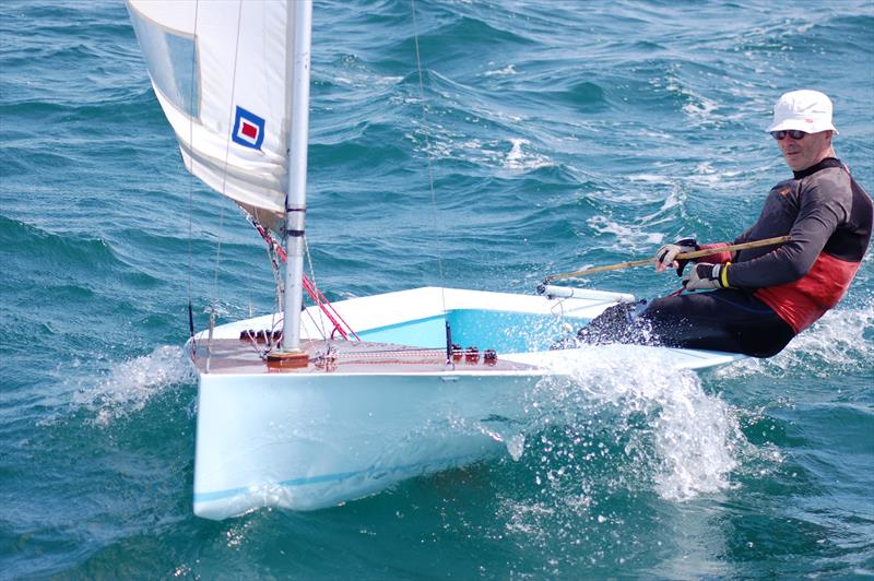 David Balkwill sailing the Duflos was difficult to beat in the lighter conditions - Lowrider International Moth UK National Championship - photo © Dougal Henshall