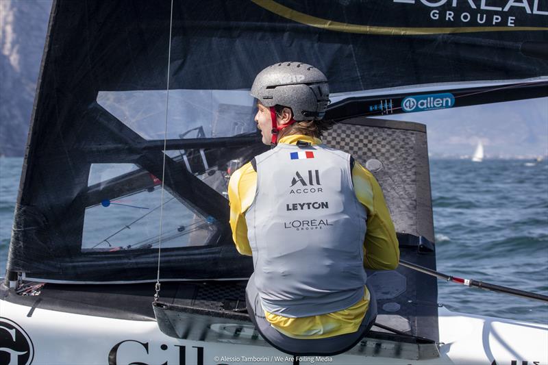 Malcesine gears up for the 2025 International Moth World Championship photo copyright Martina Orsini / We Are Foiling Media taken at Fraglia Vela Malcesine and featuring the International Moth class