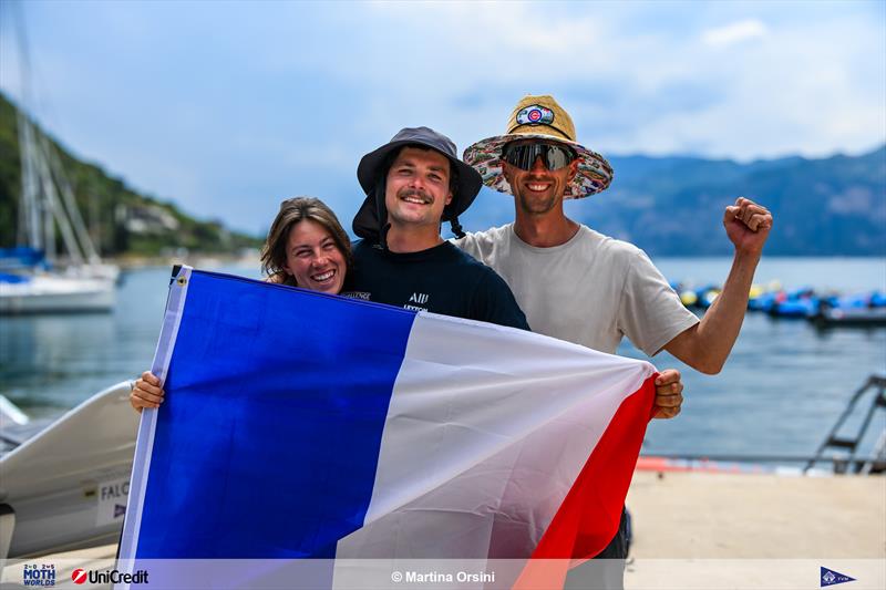 France's Enzo Balanger wins the International Moth Worlds at Fraglia Vela Malcesine photo copyright Martina Orsini taken at Fraglia Vela Malcesine and featuring the International Moth class