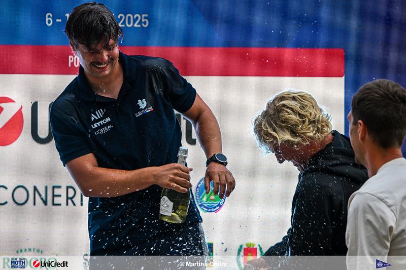 France's Enzo Balanger wins the International Moth Worlds at Fraglia Vela Malcesine photo copyright Martina Orsini taken at Fraglia Vela Malcesine and featuring the International Moth class