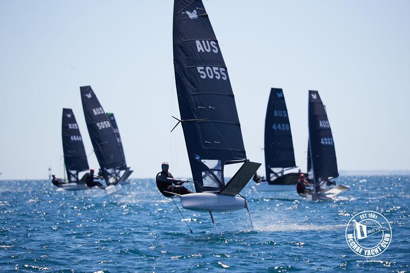 2026 Australian International Moth Open National Championships Day 1 photo copyright Shane Baker taken at McCrae Yacht Club and featuring the International Moth class