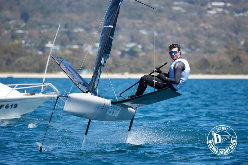 2026 Australian International Moth Open National Championships Day 1 photo copyright Shane Baker taken at McCrae Yacht Club and featuring the International Moth class