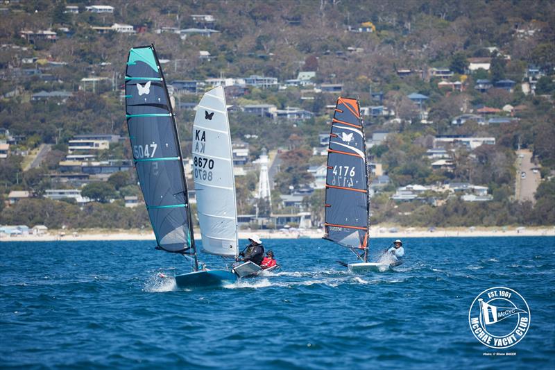 2026 Australian International Moth Open National Championships Day 1 photo copyright Shane Baker taken at McCrae Yacht Club and featuring the International Moth class