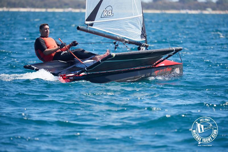2026 Australian International Moth Open National Championships Day 1 photo copyright Shane Baker taken at McCrae Yacht Club and featuring the International Moth class