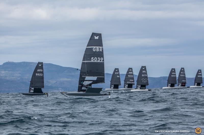 Day 2 - International Moth European Championship photo copyright CN L'Escala / Laura Carrau taken at Club Nàutic L'Escala and featuring the International Moth class