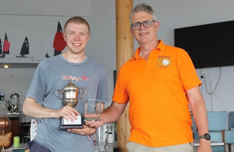 George Edwards, Junior Champion - International Moth Lowrider UK Nationals at Rutland photo copyright Tom Foxall taken at Rutland Sailing Club and featuring the International Moth class