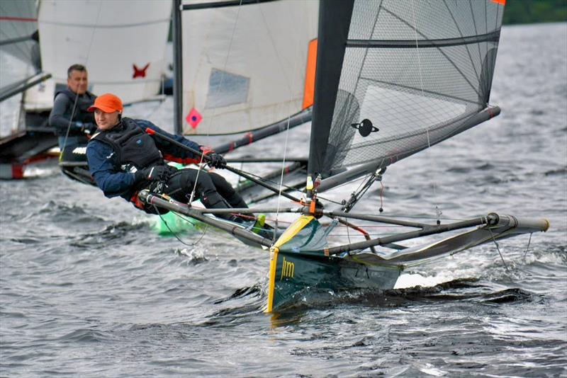 Paul Hignet wins overall - Lowrider International Moth Scottish Championship at Loch Lomond - photo © Katie Hughes