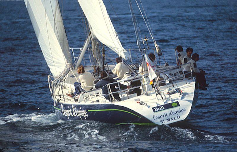 L'Esprit d'Équipe is overall winner of the Whitbread trophy in 1986, led by Frenchman Lionel Péan - photo © Christian Février