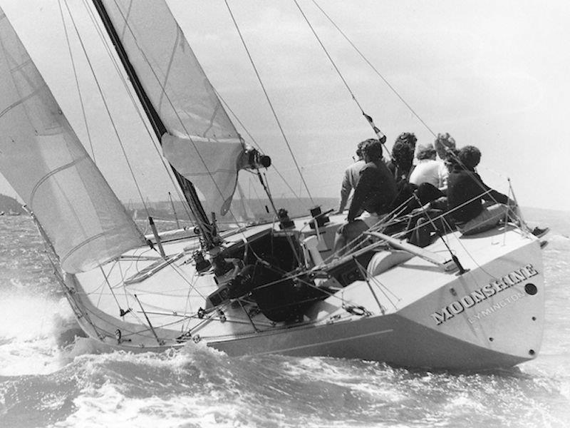 The British Admiral's Cup team yacht MOONSHINE designed by Doug Peterson and built and skippered by Jeremy Rogers, won the 1977 Admiral's Cup with team yachts MORNING CLOUD (Edward Heath) and MARIONETTE (Chris Dunning) - photo © Barry Pickthall / PPL