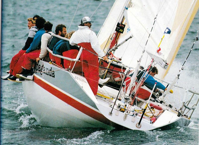 Propaganda on her way to winning the 1987 Admirals' Cup as part of the NZ team - photo © Alan Sefton