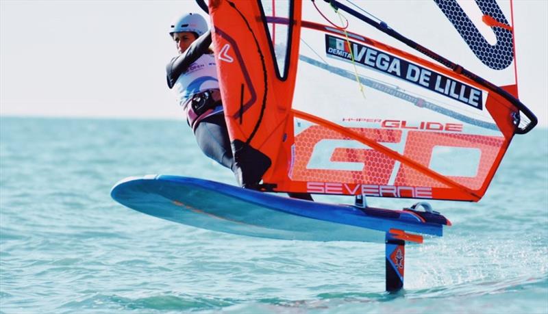 Demita Vega De Lille (MEX) - 2021 West Marine US Open Sailing – Clearwater photo copyright US Sailing / Ellinor Walters taken at Clearwater Community Sailing Center and featuring the iQFoil class
