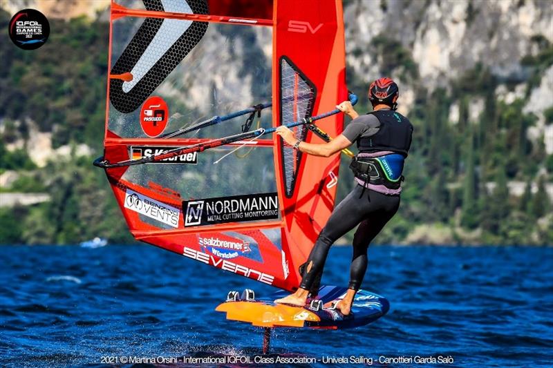 Sebastian Kördel (Hamburg) is number one on the iQFoil in Germany photo copyright Martina Orsini taken at Kieler Yacht Club and featuring the iQFoil class