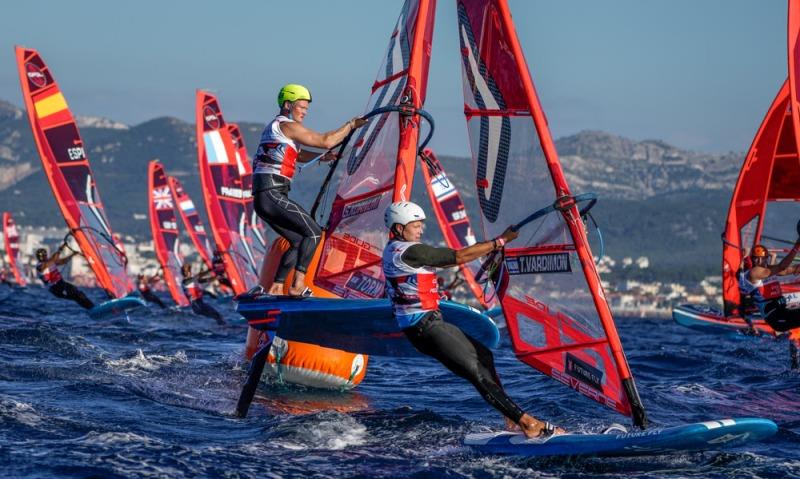 2021 iQFOIL European Championships day 4 photo copyright Pierick Jeannoutot taken at  and featuring the iQFoil class