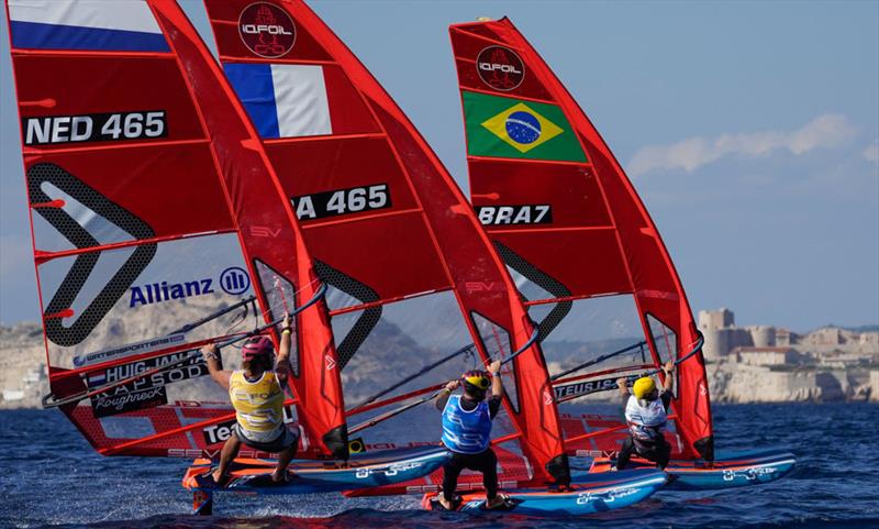 2021 iQFOIL European Championships day 6 photo copyright Pierick Jeannoutot taken at  and featuring the iQFoil class