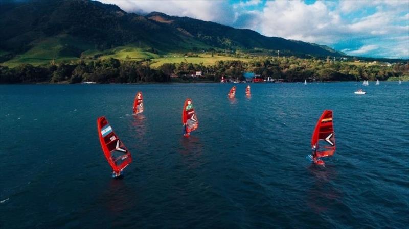 Jr. Pan American Games photo copyright US Sailing Team taken at  and featuring the iQFoil class