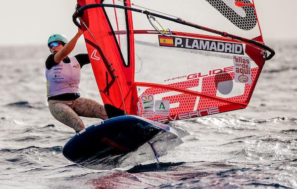 Day 4 of iQFoil International Games Act 1 at Lanzarote photo copyright Sailing Energy taken at  and featuring the iQFoil class