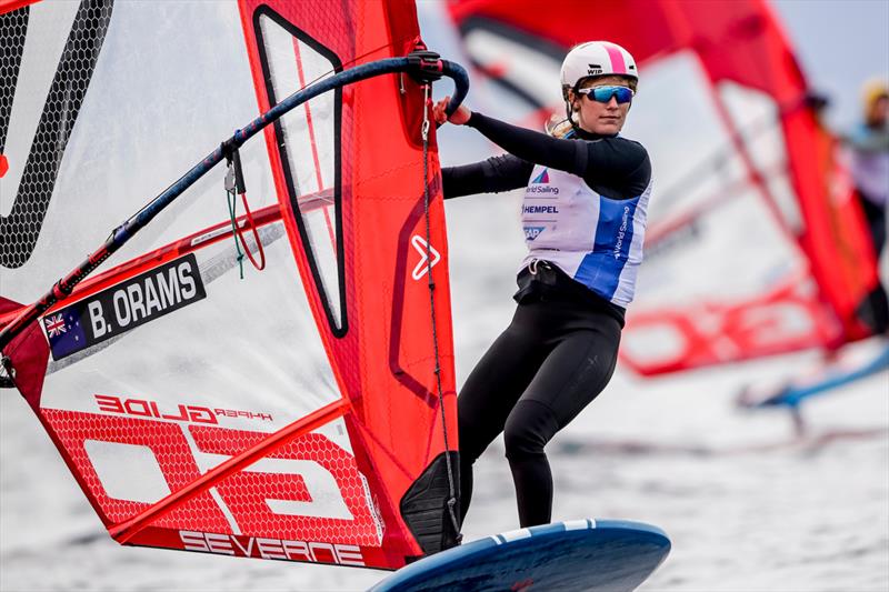 Brianna Orams - iQFoil  (NZL ) - Trofeo Princesa Sofia - Mallorca - April 2022 photo copyright Sailing Energy taken at Real Club Náutico de Palma and featuring the iQFoil class