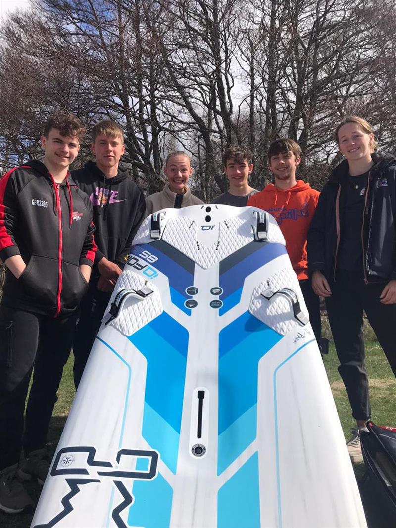 Windsurfer Islay Watson returns to Loch Insh to launch new IQ Foil Project photo copyright Marc Turner taken at  and featuring the iQFoil class