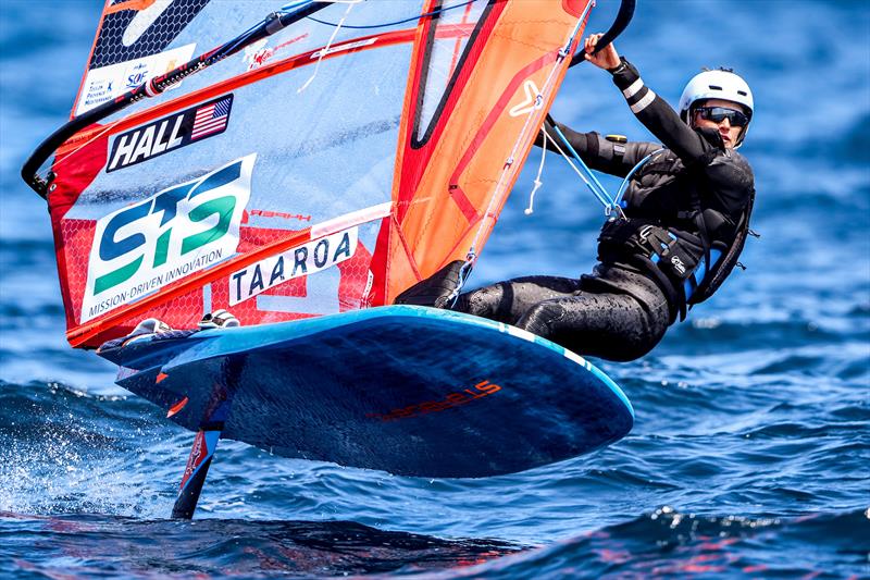 Women's iQFOil - Day 4 - 53rd Semaine Olympique Francais, Hyeres photo copyright Sailing Energy / FFVOILE taken at COYCH Hyeres and featuring the iQFoil class