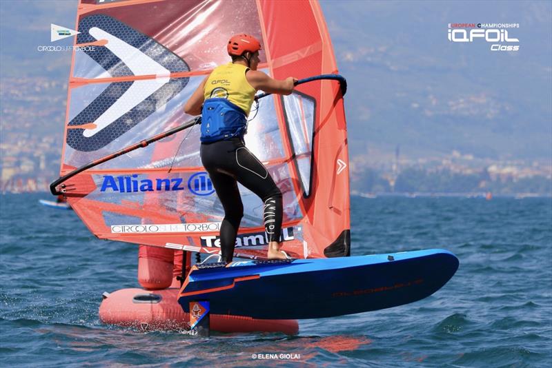 2022 iQFoil European Championships at Lake Garda photo copyright Elena Giolai taken at Circolo Surf Torbole and featuring the iQFoil class