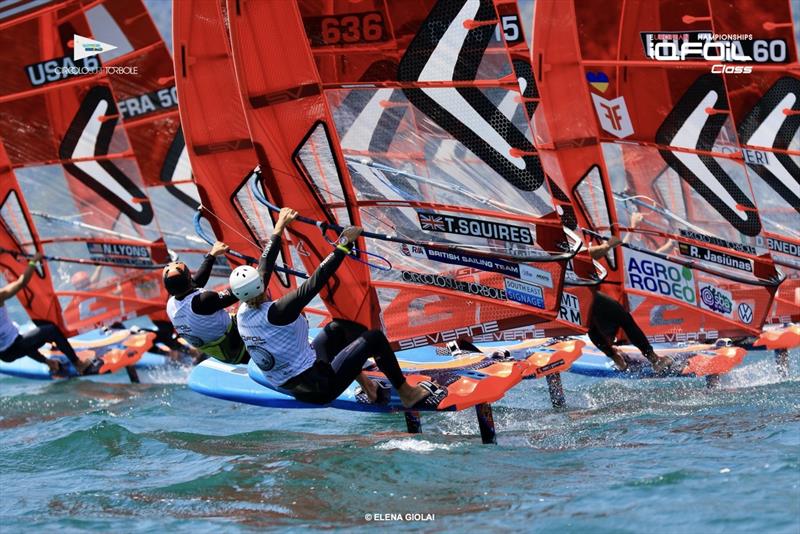 2022 iQFoil European Championships at Lake Garda photo copyright Elena Giolai taken at Circolo Surf Torbole and featuring the iQFoil class