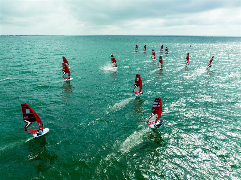 Allianz Youth World Sailing Championships day 4 photo copyright Sailing Energy / World Sailing taken at  and featuring the iQFoil class