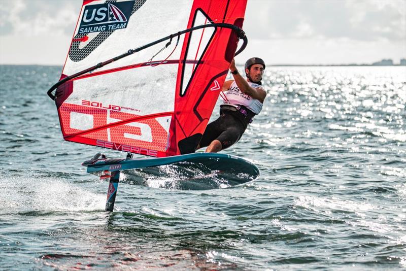 Pedro Pascual, US Sailing Team iQFOiL Athlete - photo © Allison Chenard / USST