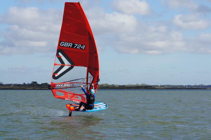 Charlie Dixon – Youth iQ Foil Multiple World Champion photo copyright Ian Johnson taken at Blackwater Sailing Club and featuring the iQFoil class