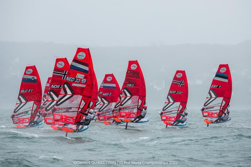 2022 iQFOiL World Championships at Brest, France - Day 5 photo copyright Clement Quibel taken at  and featuring the iQFoil class