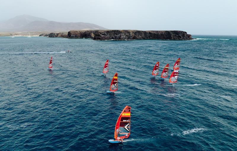 Training in Lanzarote photo copyright Sailing Energy taken at  and featuring the iQFoil class