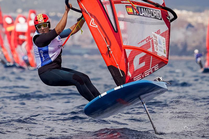 Lamadrid (iQFoil W) on 52 Trofeo Princesa Sofia Mallorca day 2 photo copyright Sailing Energy / Trofeo Princesa Sofía Mallorca taken at Real Club Náutico de Palma and featuring the iQFoil class