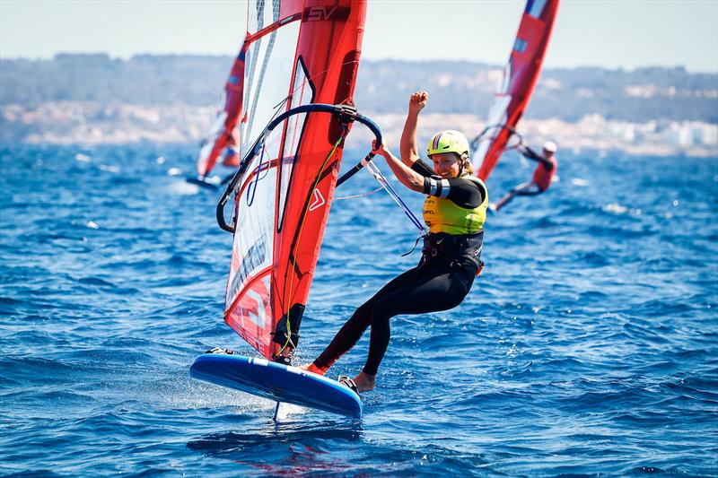 Gold for Wilson (GBR) in the iQFOiL Women at the 2023 Princess Sofia Regatta photo copyright Sailing Energy / Trofeo Princesa Sofía taken at Real Club Náutico de Palma and featuring the iQFoil class