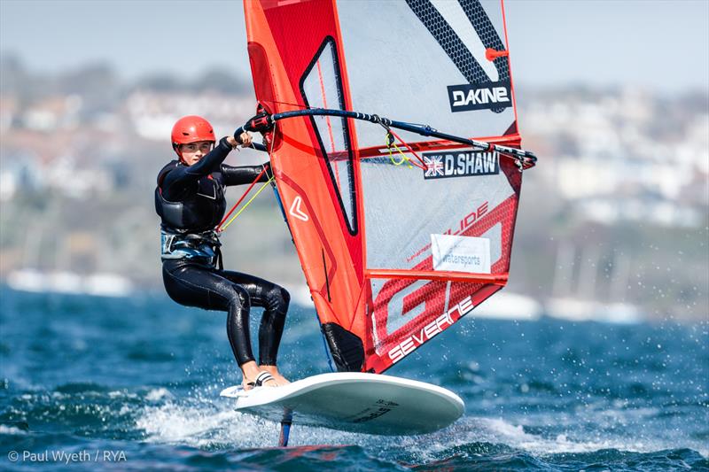 2023 RYA Youth National Championships at the WPNSA photo copyright Paul Wyeth / RYA taken at Weymouth & Portland Sailing Academy and featuring the iQFoil class